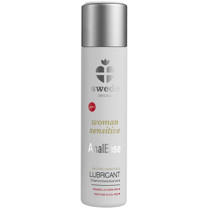 Swede Woman Sensitive AnalEase lubrificante a base d’acqua, 60 ml