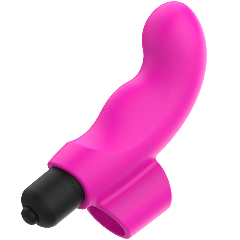 OHMAMA Vibratore da dito rosa neon Xmas Edition