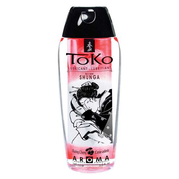 Shunga Toko Burning Cherry lubrificante al gusto, 165 ml
