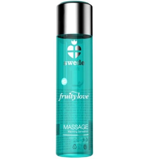 Olio da massaggio SWEDE Fruity Love al ribes nero e lime, 60 ml