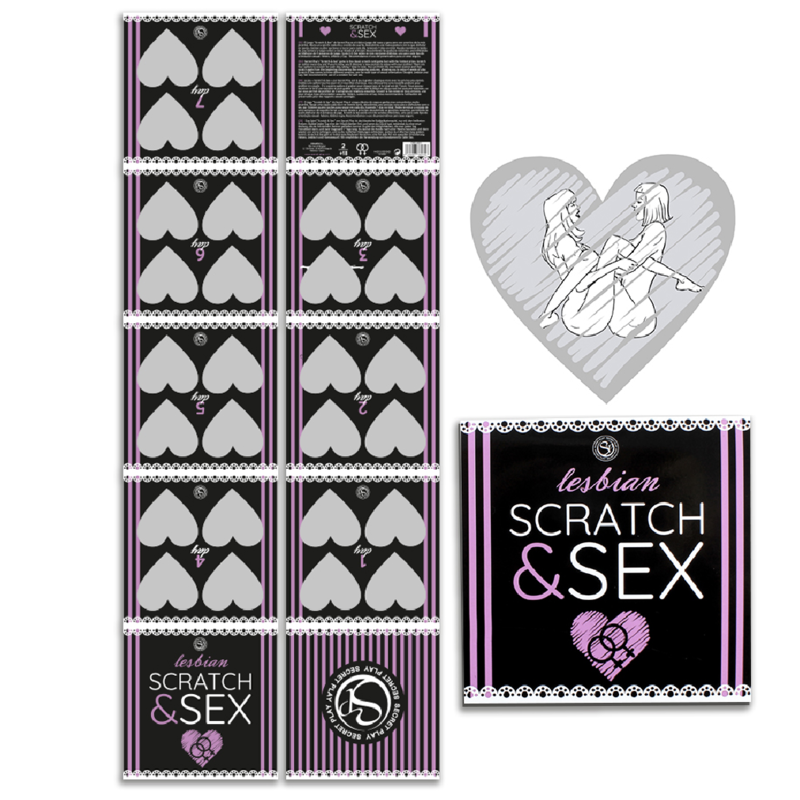 Secretplay Scratch & Sex gioco erotico per coppie lesbiche