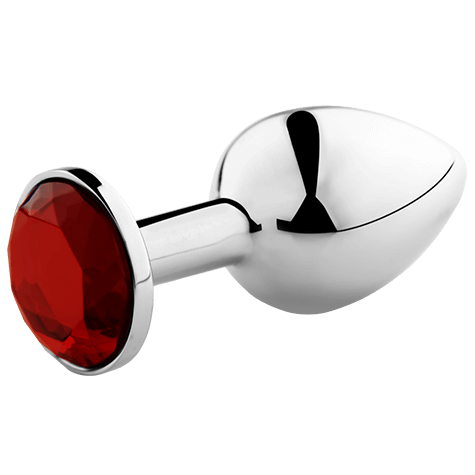 SECRETPLAY plug anale in alluminio, rosso, taglia M