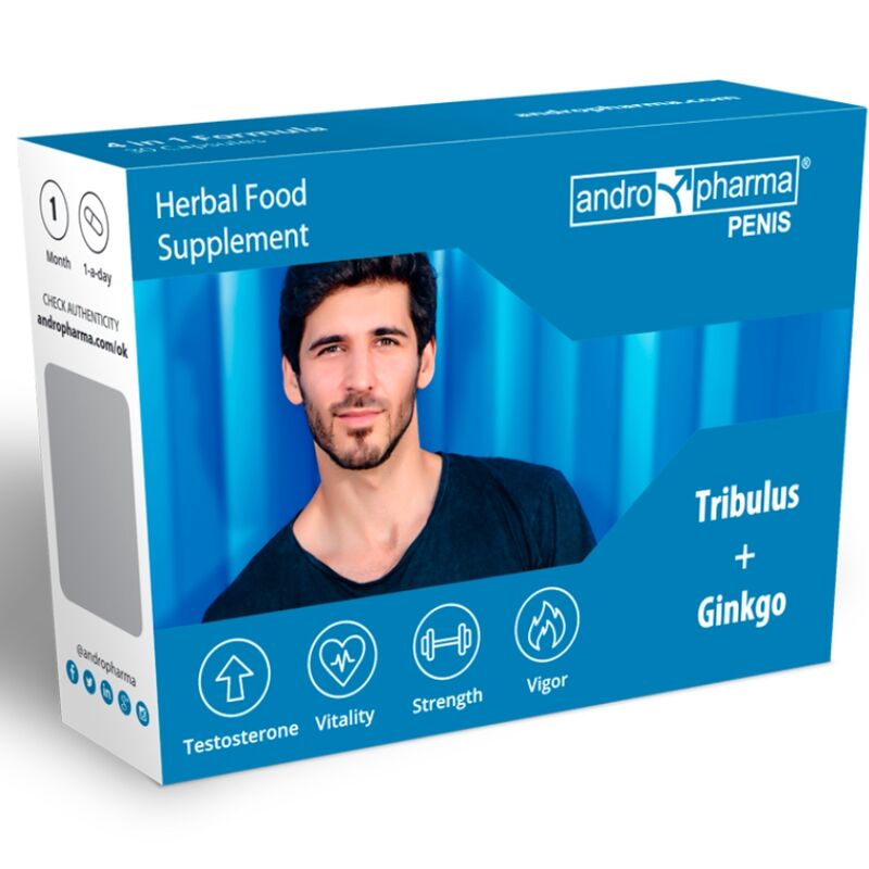 ANDROPHARMA PENIS integratore alimentare, 30 capsule
