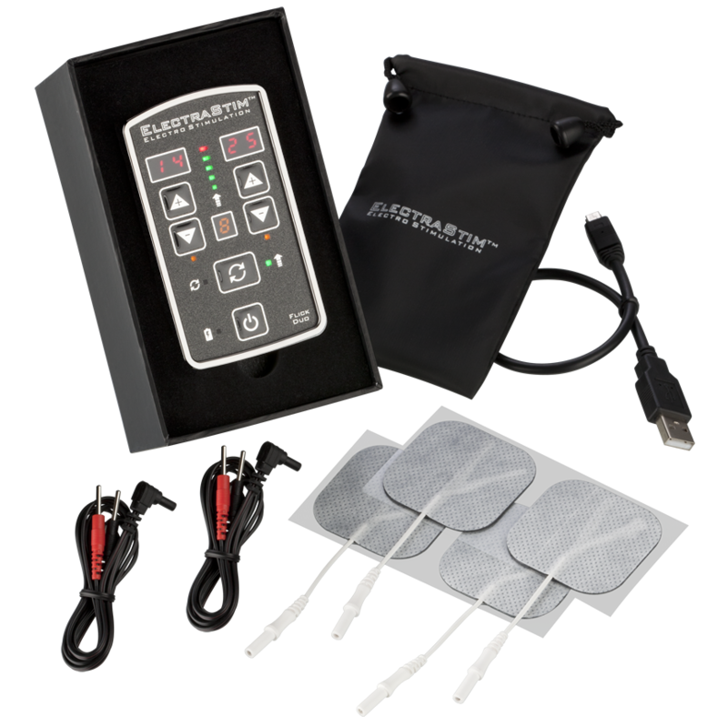 Set stimolatore per elettrosesso ElectraStim Flick Duo