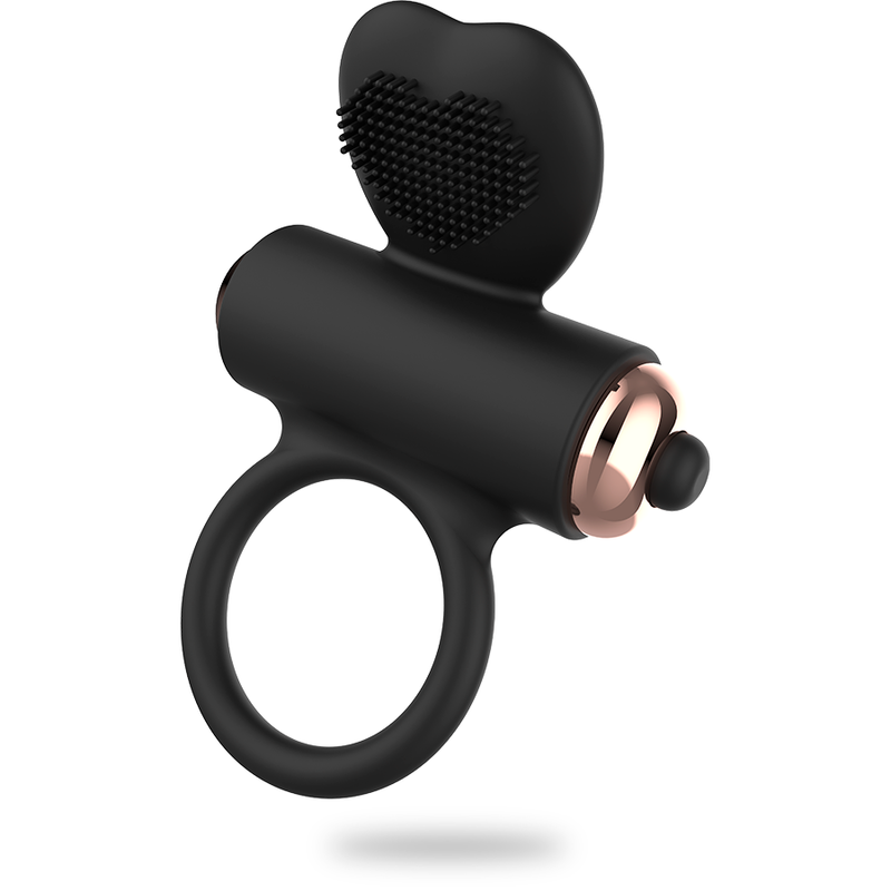 Womanvibe Zeus anello vibrante per il pene con stimolatore a forma di cuore