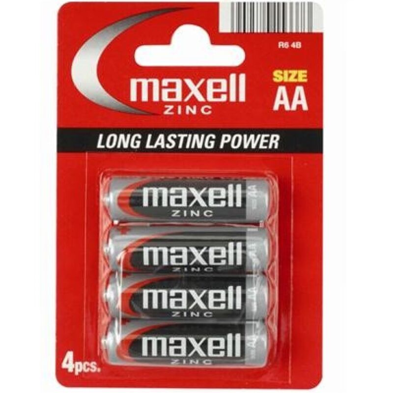 Batterie alcaline AA a lunga durata, ideali per dispositivi e giocattoli MAXELL