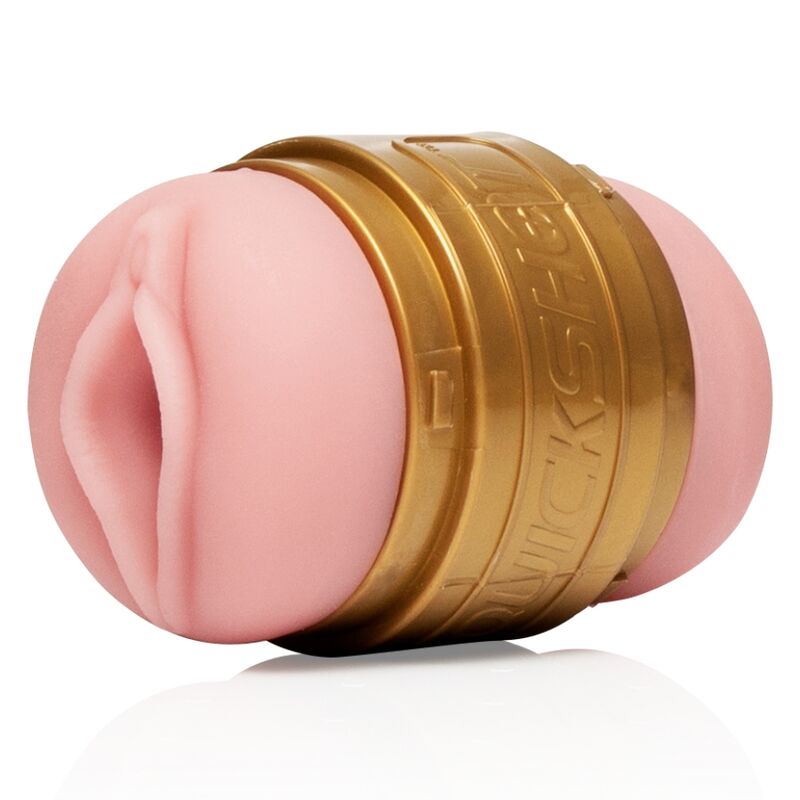 Masturbatore Quickshot Stamina Training per allenare la resistenza con Superskin, intenso FLESHLIGHT