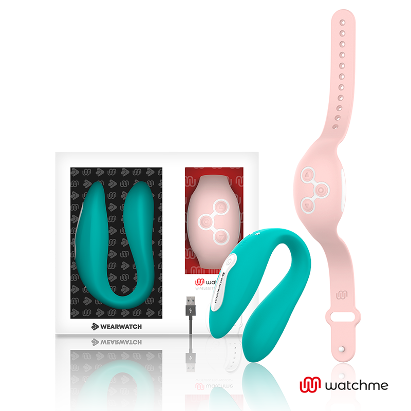 WEARWATCH WatchMe Dual vibratore con telecomando, rosa